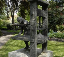 Gerard Leeu in het Vroesenpark. Foto: Nico Boerboom