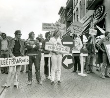 Aktie "Laat de binnenstad leven", mei - september 1976. Foto: Martin Droog